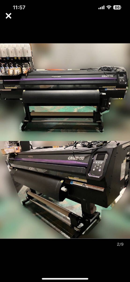  самовывоз ограничение *Mimaki/mimaki* большой размер принтер *CJV300-130* перемещение . settled 2024/1 месяца конца до использование *2018 год производства * максимальный принт / cut ширина 1361mm