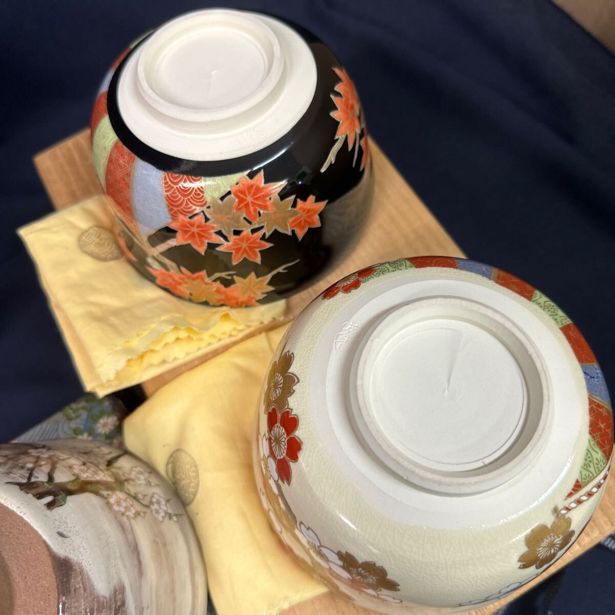 ◆花瓶 茶道具類 まとめ売り 花入 花器 備前焼 たち吉 つぼ 茶碗 英香 黒かぶと 火ばし 茶筒 陶器 茶器 茶席 163-35の画像10