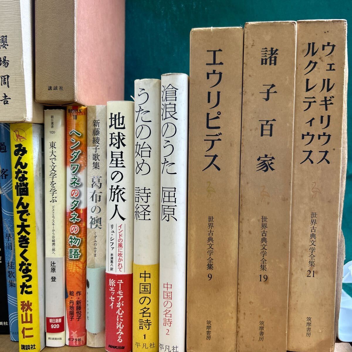 □/古本まとめて/小林秀雄/櫻場周吉/日本文学全集/諸子百家/ウェルギリウスルクレティウスエウリピデス昭和戦争文学全集/164-29_画像4