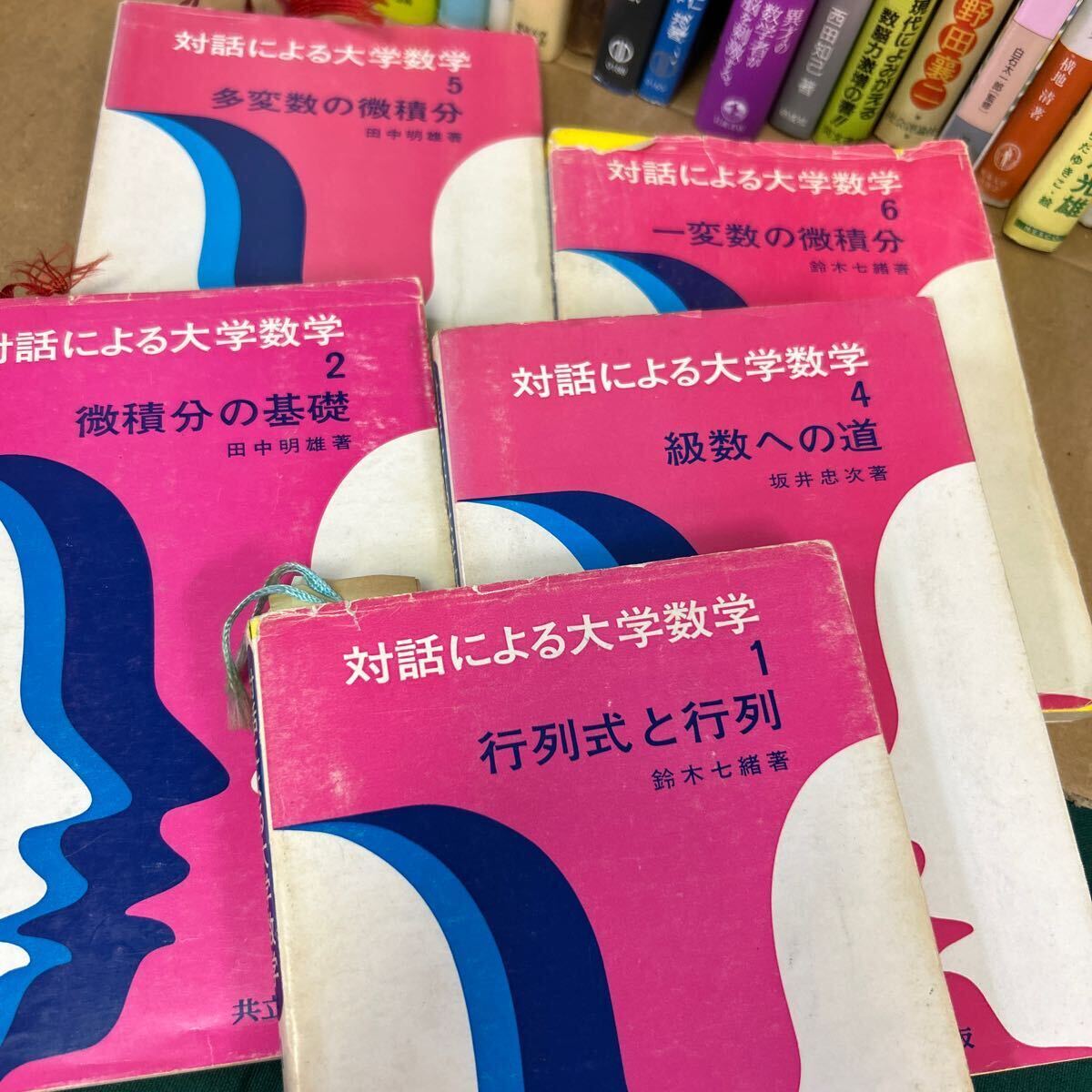 □/古本/オイラーの解析幾何/πと微積分の23話/対話による大学数学/虚数の情緒/多面体/クロムウェル/天書の証明/164-34