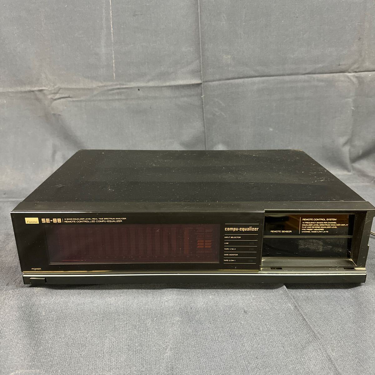 ◆中古 SANSUI/サンスイ グラフィックイコライザー SE-88 オーディオ機器 欠品あり 167-7_画像1