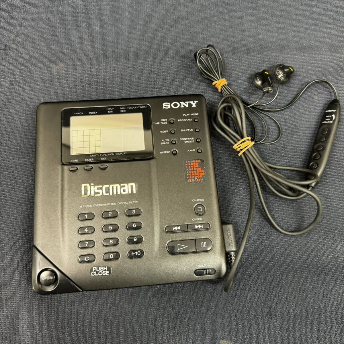 ◆中古 SONY/ソニー コンパクトディスクプレーヤー ポータブルCDプレーヤー D-350 Discman ディスクマン オーディオ機器 167-23_画像1