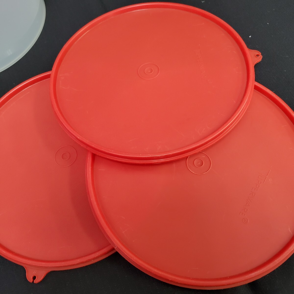 ◇ 中古 タッパーウェア Tupperware 保存容器 蓋付き バケツ 収納 丸型 165-41_画像8