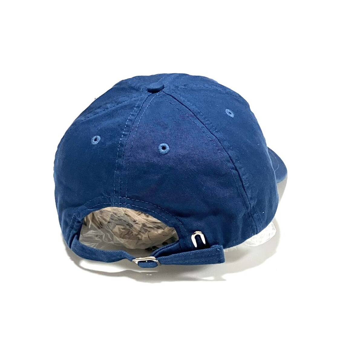 USA製 POLO SPORT ポロスポーツ コットンキャップ ブルー 青 ポロ ラルフローレン ヴィンテージ アメリカ製 90’s 帽子 デッド_画像4