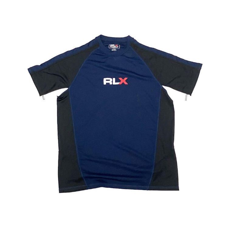 新品 RLX ポロスポーツ POLO SPORT デッド サイクリングTシャツ ラルフローレン ネイビー S_画像1