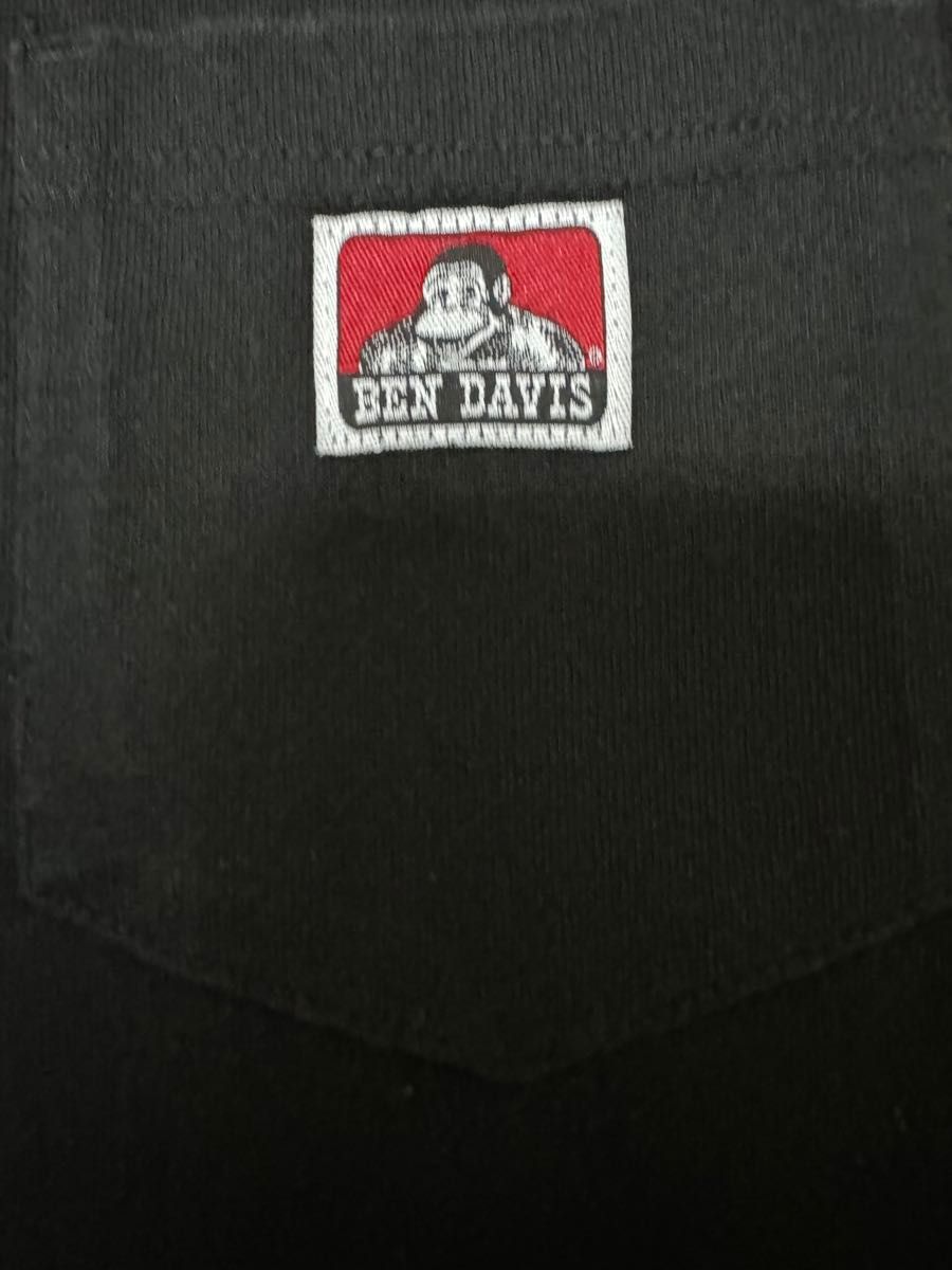 BEN DAVIS メンズ　L ブラック　Tシャツ　綿100% ベンデイビス