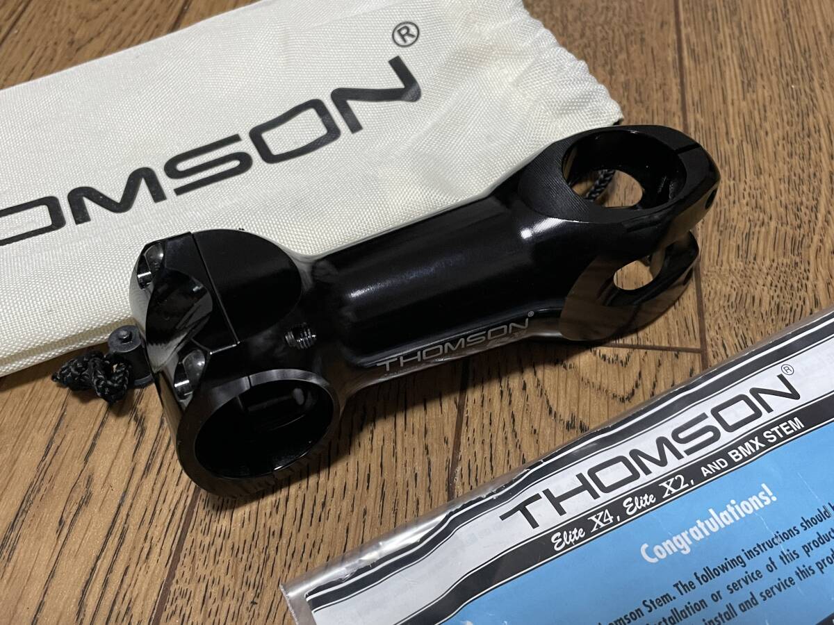 THOMSON (トムソン) ELITE X4 ステム 31.8mm ブラック 100mm/0度 31.8mm 美品