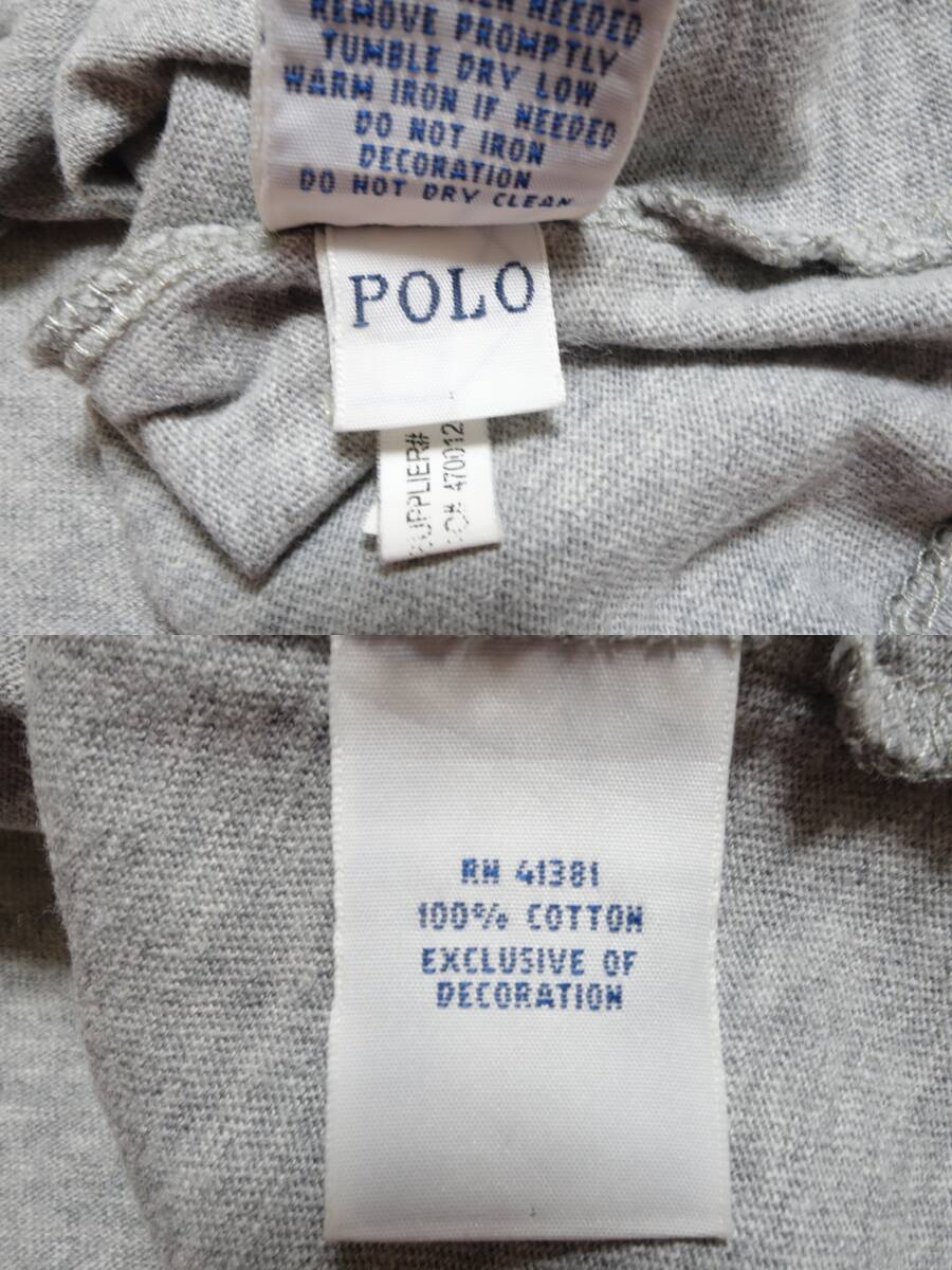 58■POLO RALPH LAUREN ラルフローレン パッチワークロゴ 半袖Tシャツ/Mサイズ （クリーニング済） 【送料300円】_画像7