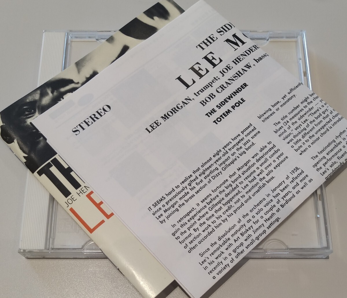 リー・モーガン ザ・サイドワインダー 旧規格国内盤中古CD LEE MORGAN THE SIDEWINDER _画像6