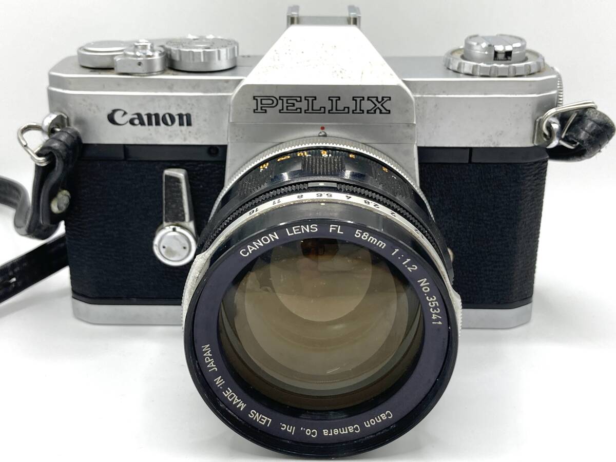 【7624】CANON PELLIX LENS FL 58mm 1:1.2 キャノン ぺリックス 一眼レフ フィルムカメラ ジャンクの画像2