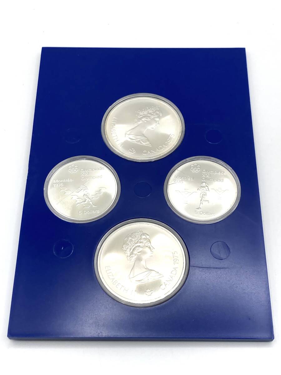 【7853】Canadian Olympic Commemorative Coins IssueⅣ 記念コイン4枚セット 10ドル 5ドル 銀貨 カナダ オリンピック 外貨の画像4