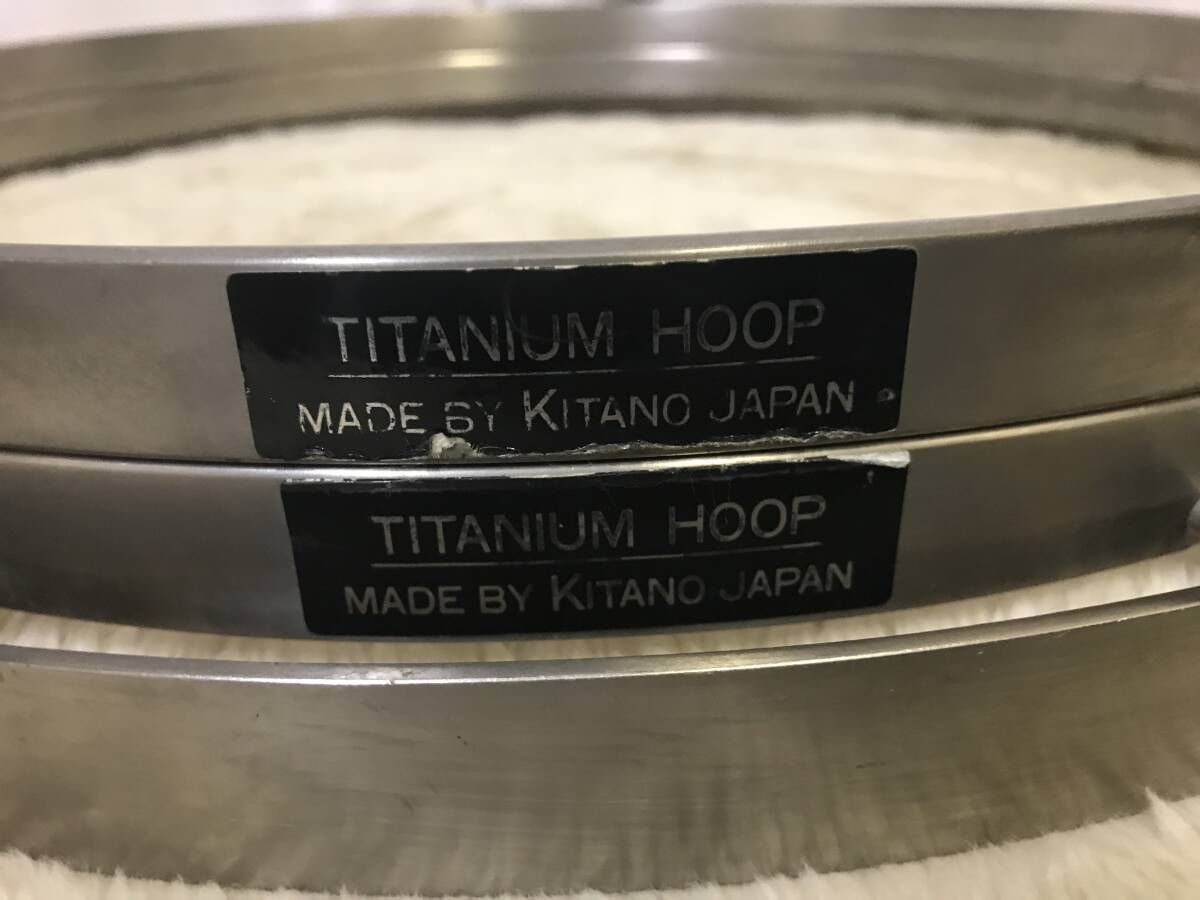 Yahoo!オークション - KITANO チタンフープ フロアタム用16”ペア Yahoo!オークション - KITANO チタンフープ フロアタム用16”ペア