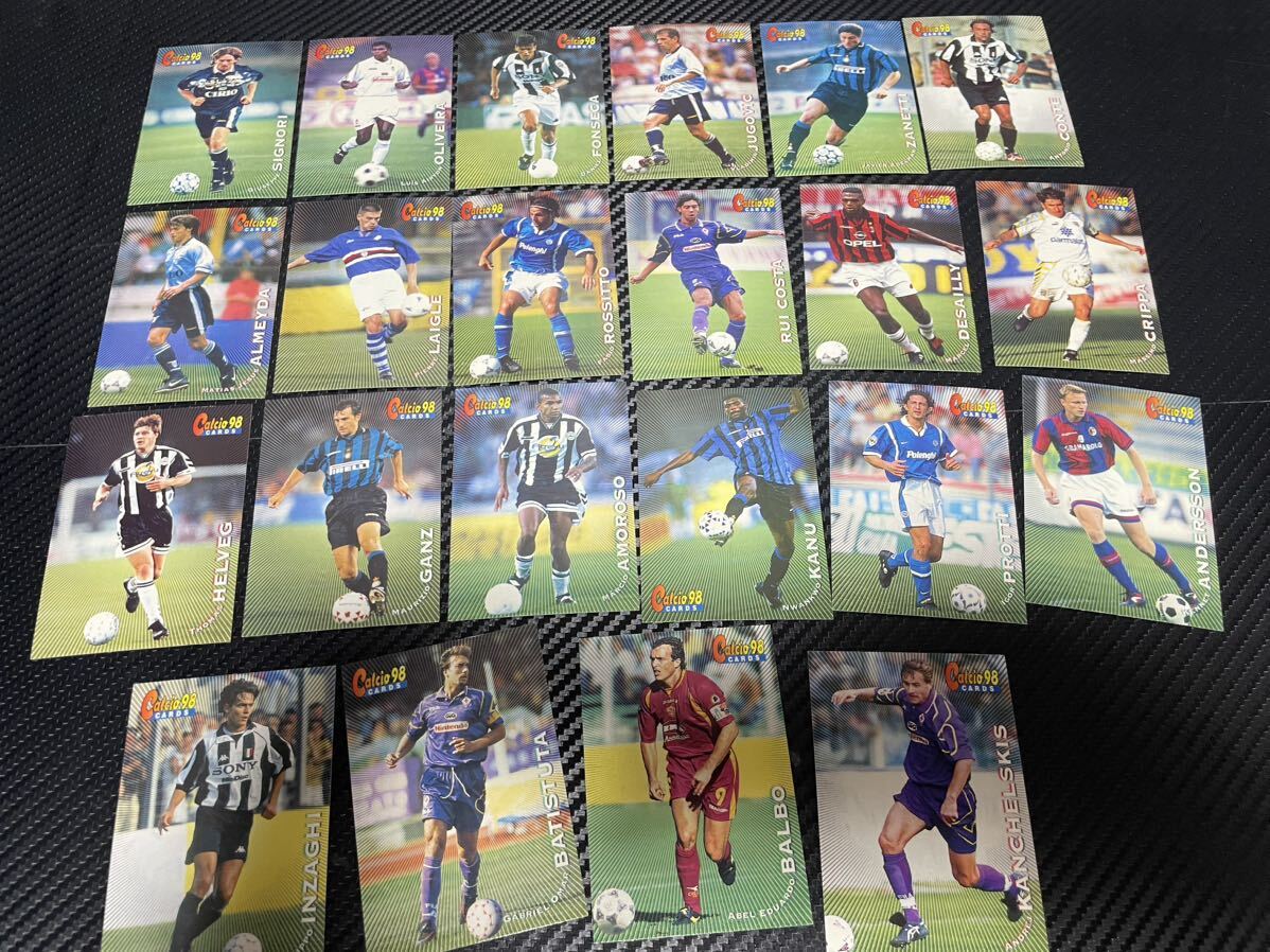 142枚セット panini calcio 98 1998 soccer football サッカー　パニーニ　カルチョ　カード　cards _画像9