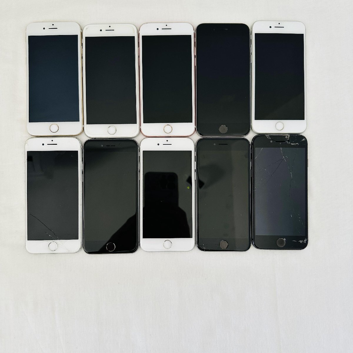 1円~ 画面表示可能 都市鉱山 Apple アップル iPhone アイフォン iphone 8 7 6 6s バッテリー71-92% 10台 まとめ N0568_画像5
