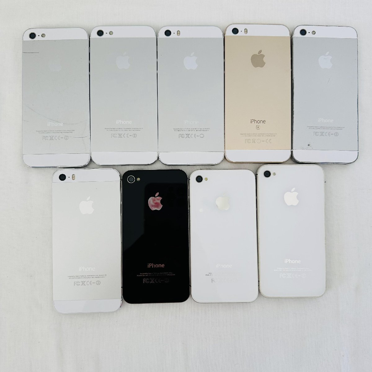 1円~ 画面表示可能 都市鉱山 Apple アップル iPhone アイフォン iphone 5s se 5 4 9台 まとめ N0570_画像5