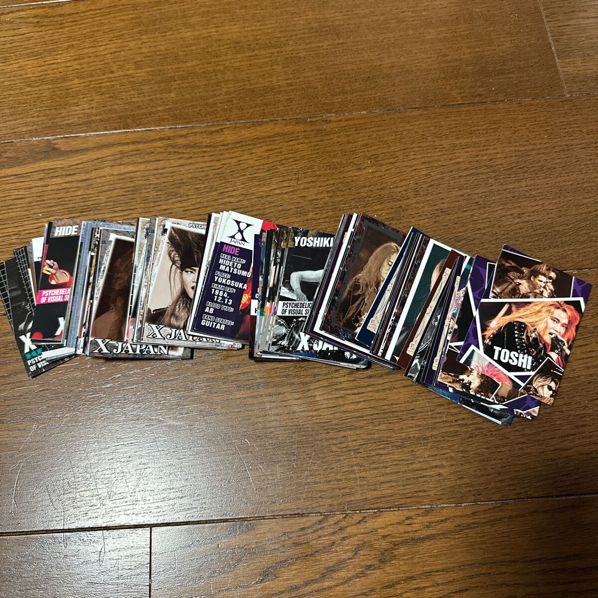 X JAPAN トレーディングコレクションカード 105枚セットダブりなしの画像1