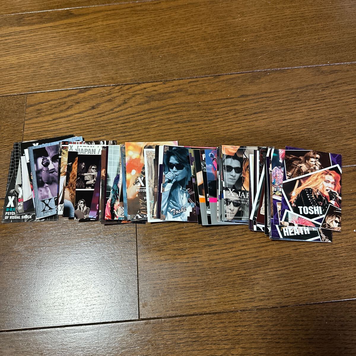X JAPAN トレーディングコレクションカード 72枚セット　ダブりなし