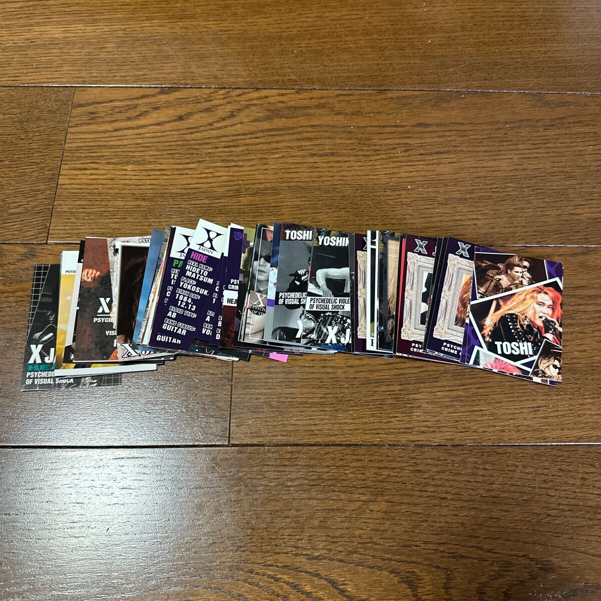 X JAPAN トレーディングコレクションカード 59枚セット ダブりなしの画像1