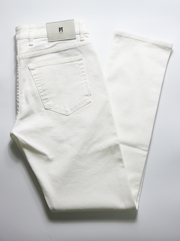 新品 PT TORINO DENIM ピーティートリノデニム ストレッチ デニム ジーンズ SWING SUPER SLIM FIT ホワイト 32 PT01 PT05の画像1