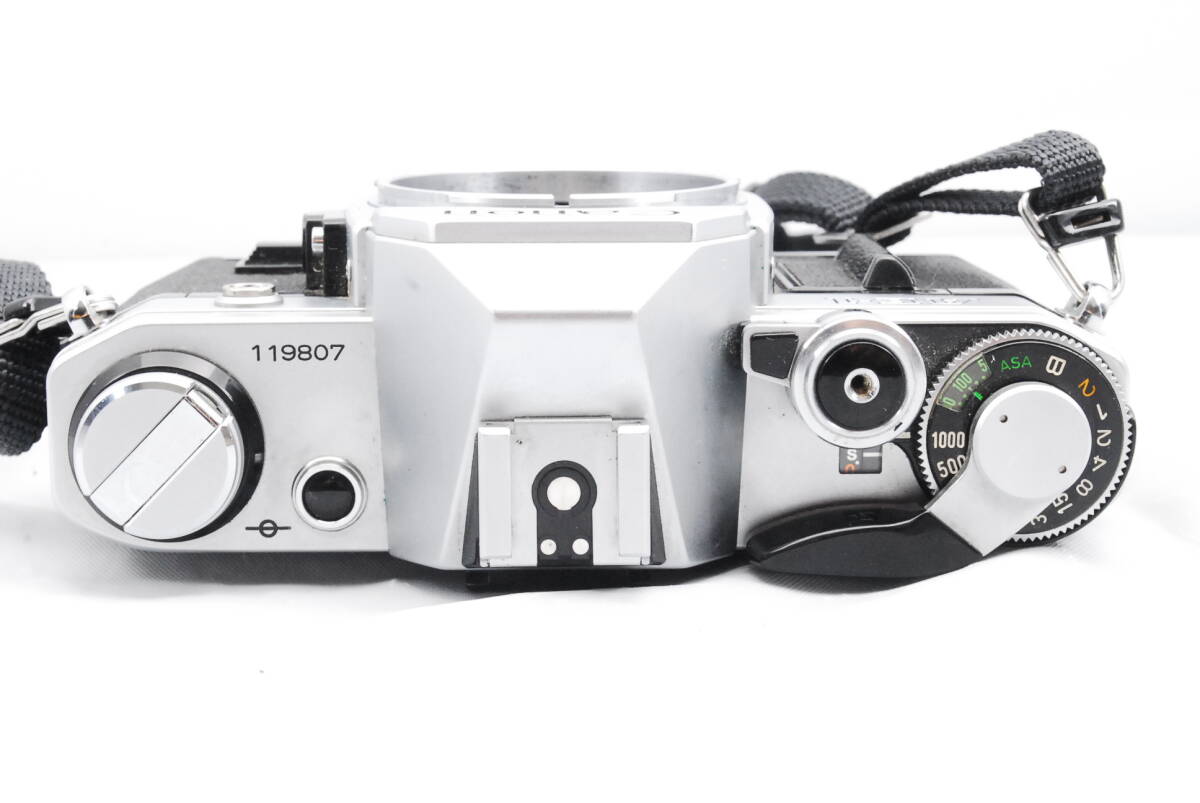 【意外と綺麗・シャッター鳴き無し】★キャノン・モルトプレーン新品交換済★ Canon AE-1 SLR Film Camera silver 本体のみ #0725_画像5