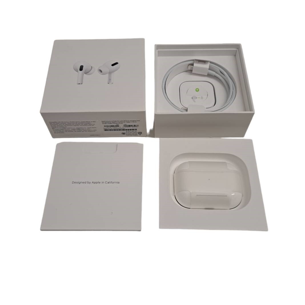 【AirPods Pro】エアポッズ プロ ワイヤレス イヤホン Bluetooth MWP22J/A A2083 A2084 A2190 付属品有 箱付_画像1