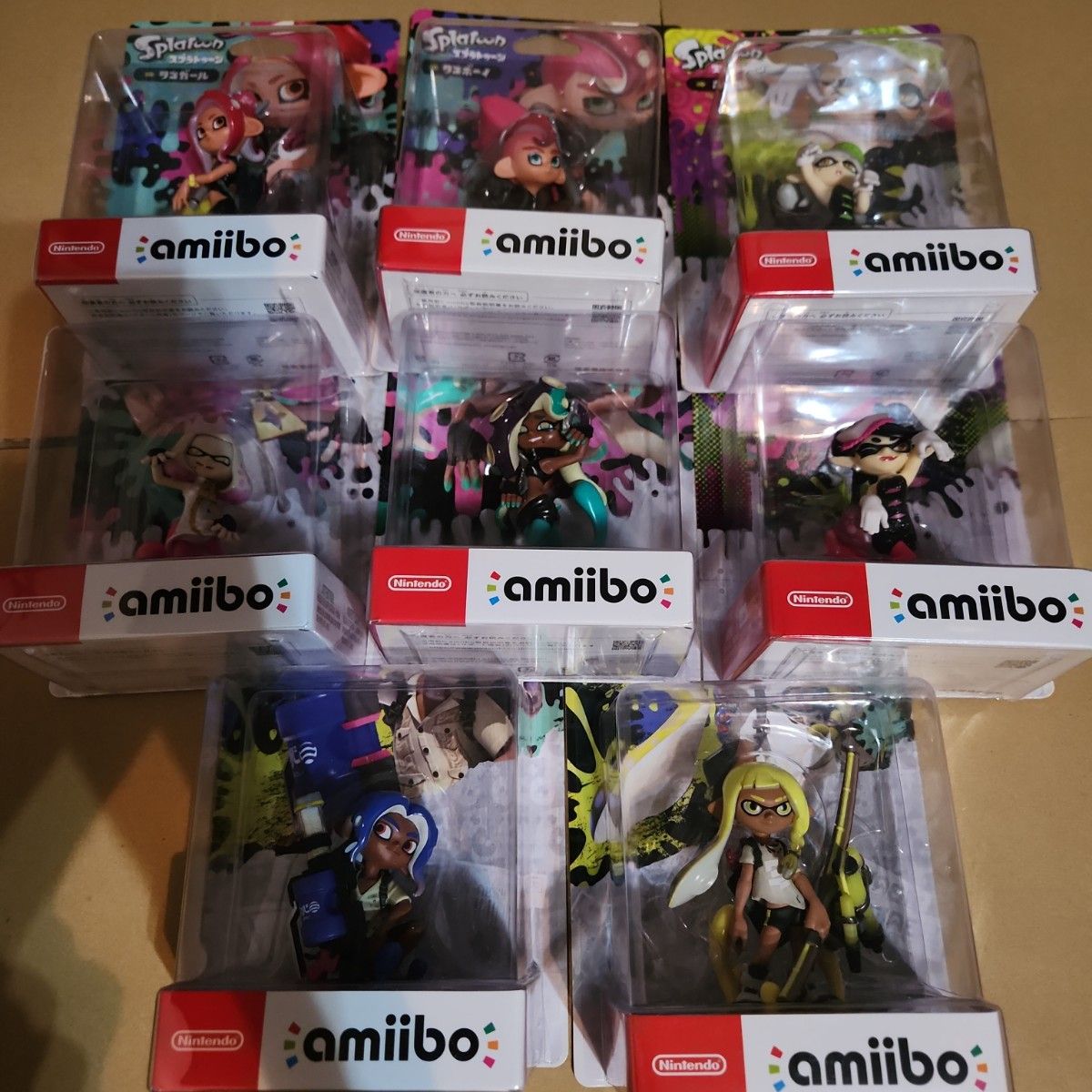 スプラトゥーン amiibo シオカラーズ アオリ ホタル テンタクルズ ヒメ イイダ タコガール タコボーイ 8個 8点セット