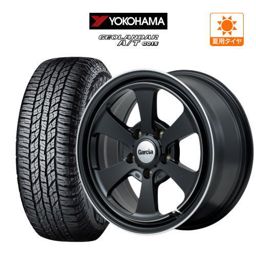 サマータイヤ ホイール 4本セット MID ガルシア ダラス6 YOKOHAMA ジオランダー A/T(G015) 225/70R16 デリカD:5 等_画像1