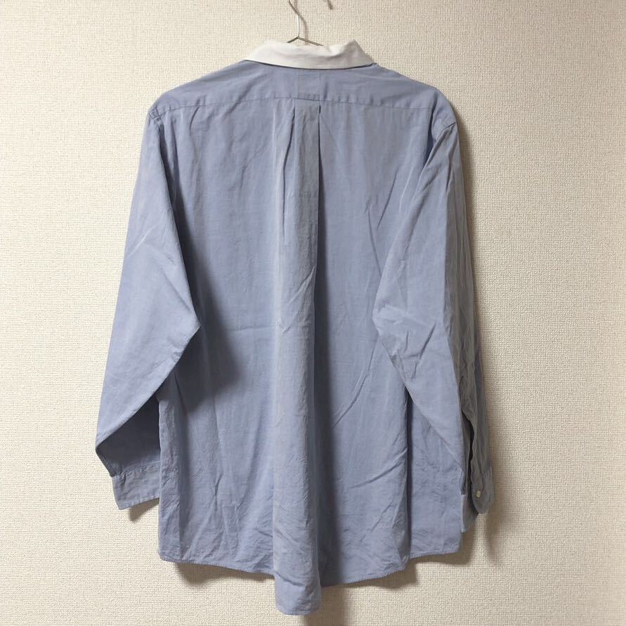 ブルックスブラザーズ　長袖シャツ　ワイシャツ　水色　メンズ　17-1/2 XLサイズ_画像4