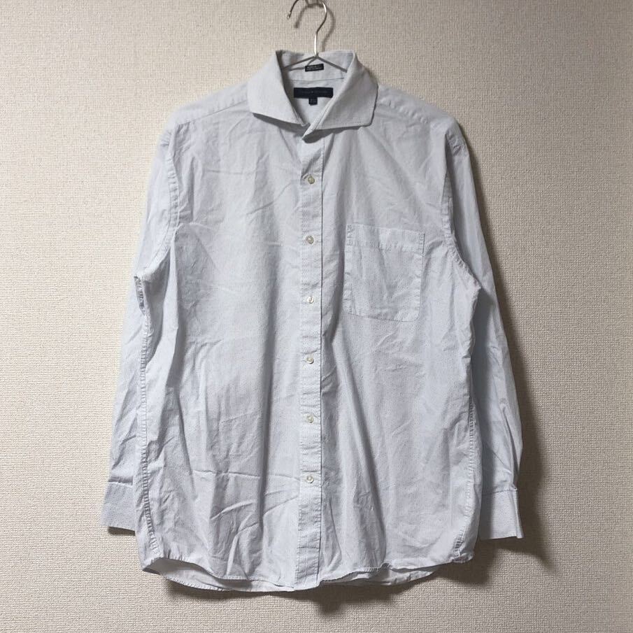 トミーヒルフィガー　長袖シャツ　ワイシャツ　水色　16-1/2 Lサイズ_画像1