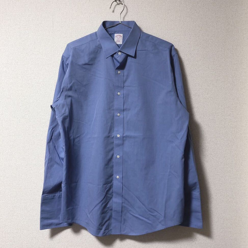 ブルックスブラザーズ　長袖シャツ　ワイシャツ　青色　16-1/2 Lサイズ_画像1