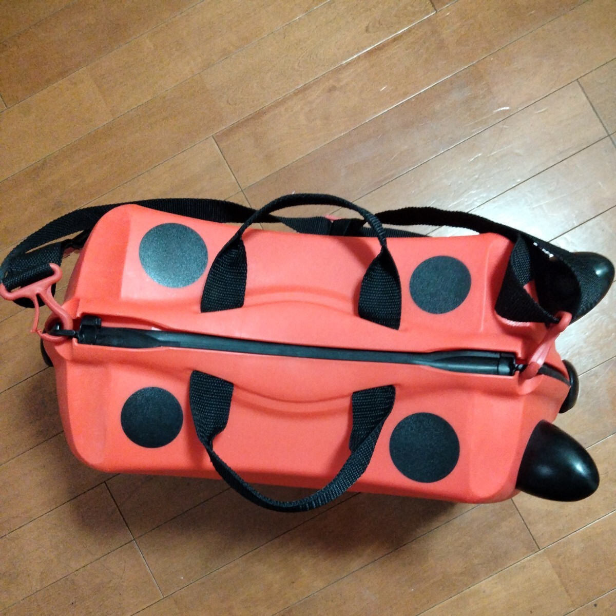 トランキ てんとう虫 ライドオン子供用スーツケース_画像2