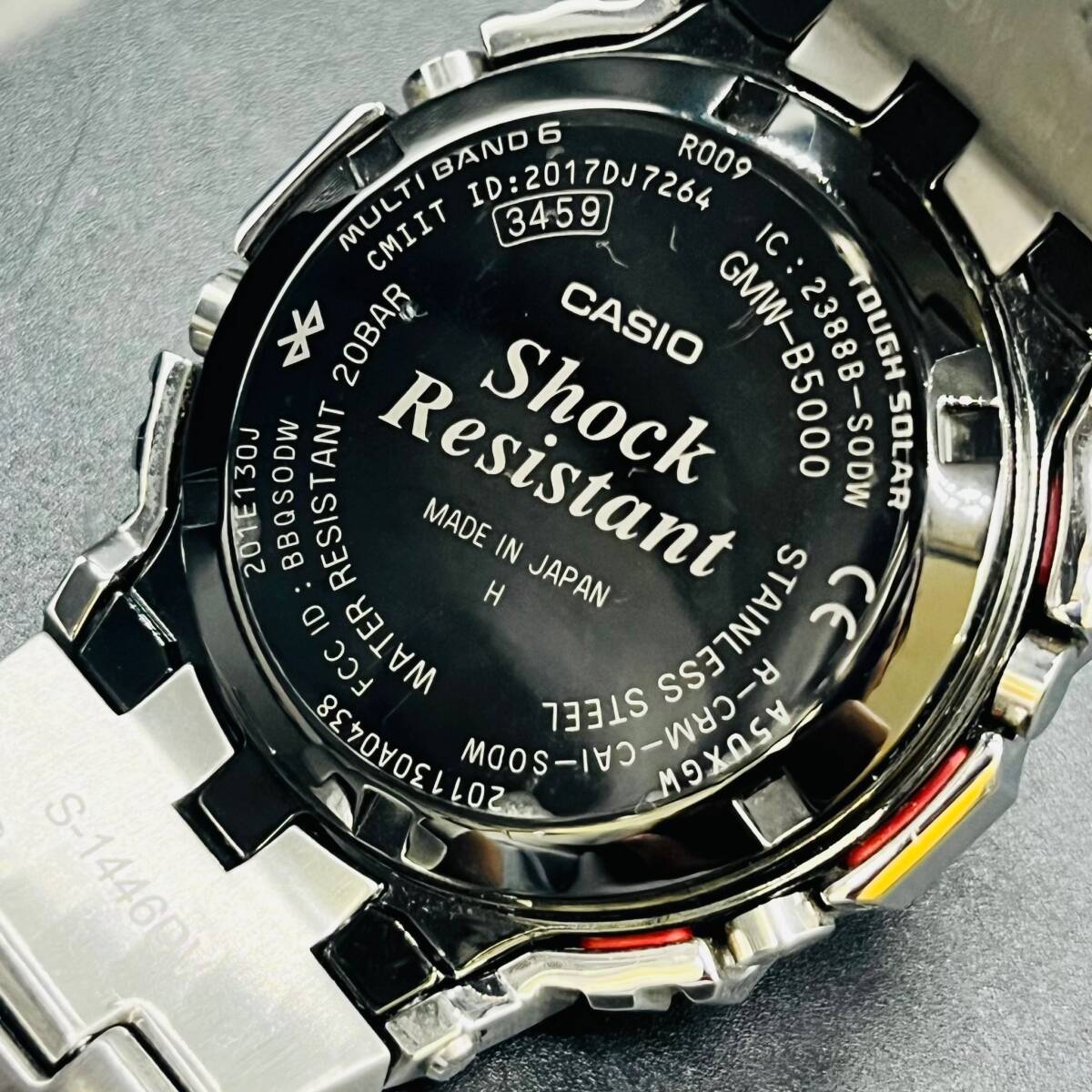 CASIO カシオ G-SHOCK GMW-B5000 FULL METAL フルメタル Shock Resistant タフソーラー 電波 Bluetooth搭載 Gショック ジーショック 3982_画像3