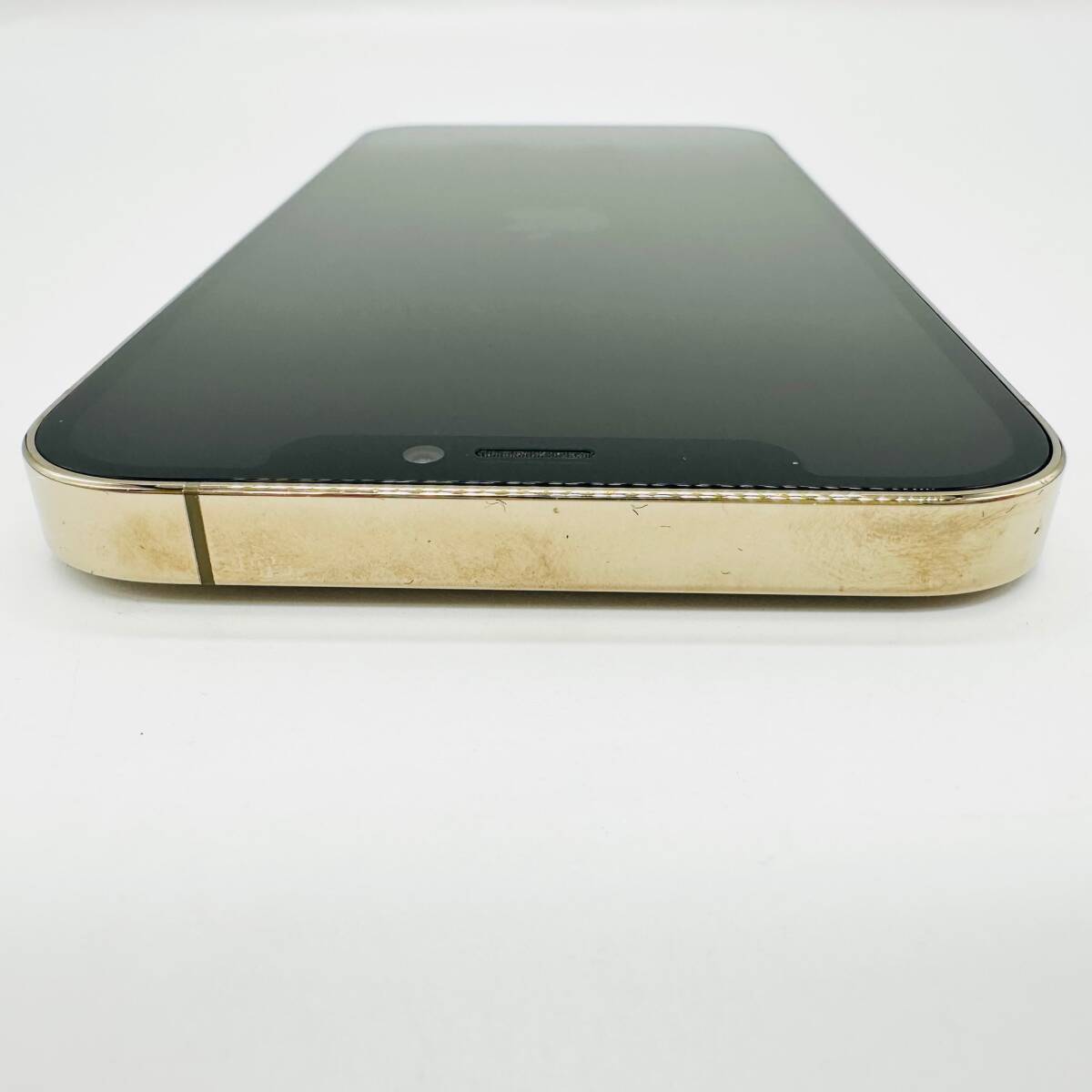 Apple iPhone12Pro MGMC3J/A ゴールド 256GB SIMフリー 初期化済み IMEI〇 バッテリー容量 85％ 変色有 中古品 1円出品 アップル 4023_画像8