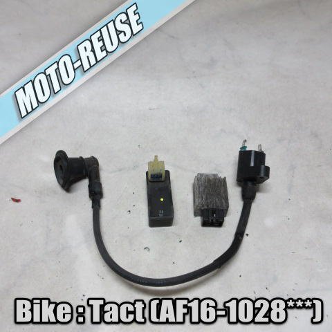 □【Tact タクト AF16】純正電装SET　CDI/レギュレター/IGコイル「GK8 CF488」□K43437_画像1