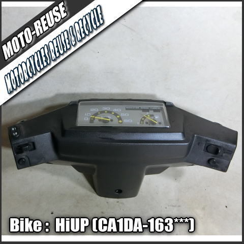 □【HI UP ハイアップ CA1DA】純正メーターASSY　スピードメーター　ハンドルカバー□R60351_画像1