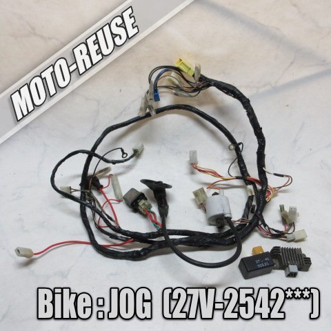 □【ペリカンJOG ペリカンジョグ 27V】純正メインハーネス+電装SET　CDI/レギュレター/IGコイル「25L-MO M0」□K49223_画像1