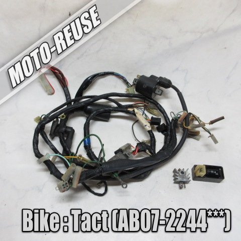 □【Tact タクト AB07】純正メインハーネス+電装SET　CDI/IGコイル「CI-08」□K49571_画像1