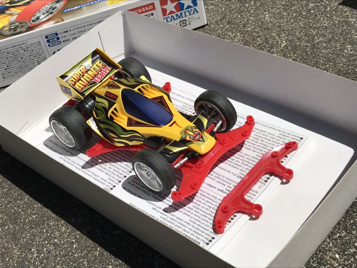 タミヤ ジャンク ミニ四駆セット スーパーアバンテ イフリート ガンブラスター XTO プレミアム 三菱 パジェロ TAMIYA SK JAPAN 完成品_画像2