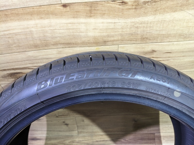 2022年 YOKOHAMA ヨコハマ BluEarth GT 205/40R18 86W 1本 MINI クーパー ロードスター 等 t_668の画像3