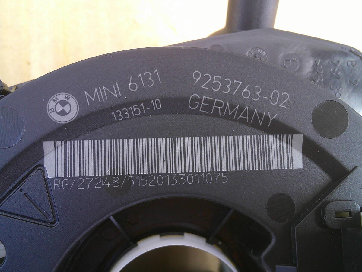 * SU16 ZF16 Mini R56 R55 R60 spiral cable 9253763 winker wiper lever switch * BMW Mini MINI SV16 ZG16 ZA16