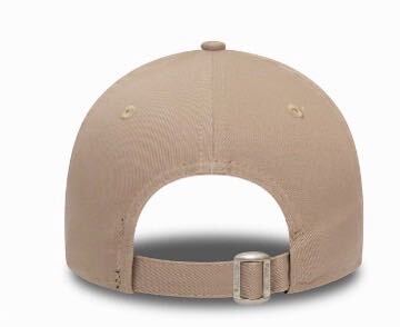 ニューエラ キャップ 帽子 9FORTY コットン素材 ヤンキース ベージュ×ベージュ ストラップ仕様 MLB NEWERA 9FORTY LEAGUE BASIC CAP 新品