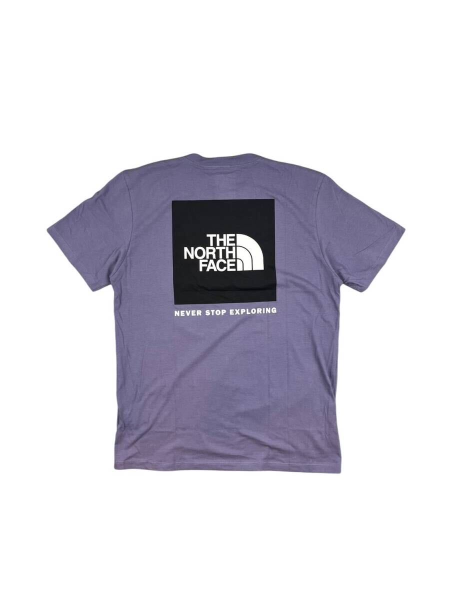 ザ ノースフェイス Tシャツ NF0A812H パープル×ブラック 2XLサイズ バックロゴ ボックスロゴ THE NORTH FACE S/S BOX NSE TEE 新品 _画像4