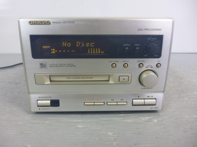 890311 ONKYO Onkyo MD-185X Mini disk recorder MD deck 