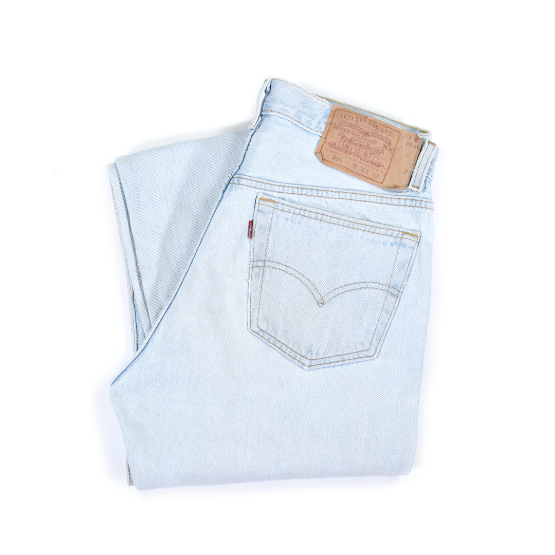 90s リーバイス 501 デニムパンツ USA製 アイスブルー 90s リーバイス 501 デニムパンツ USA製 アイスブルー