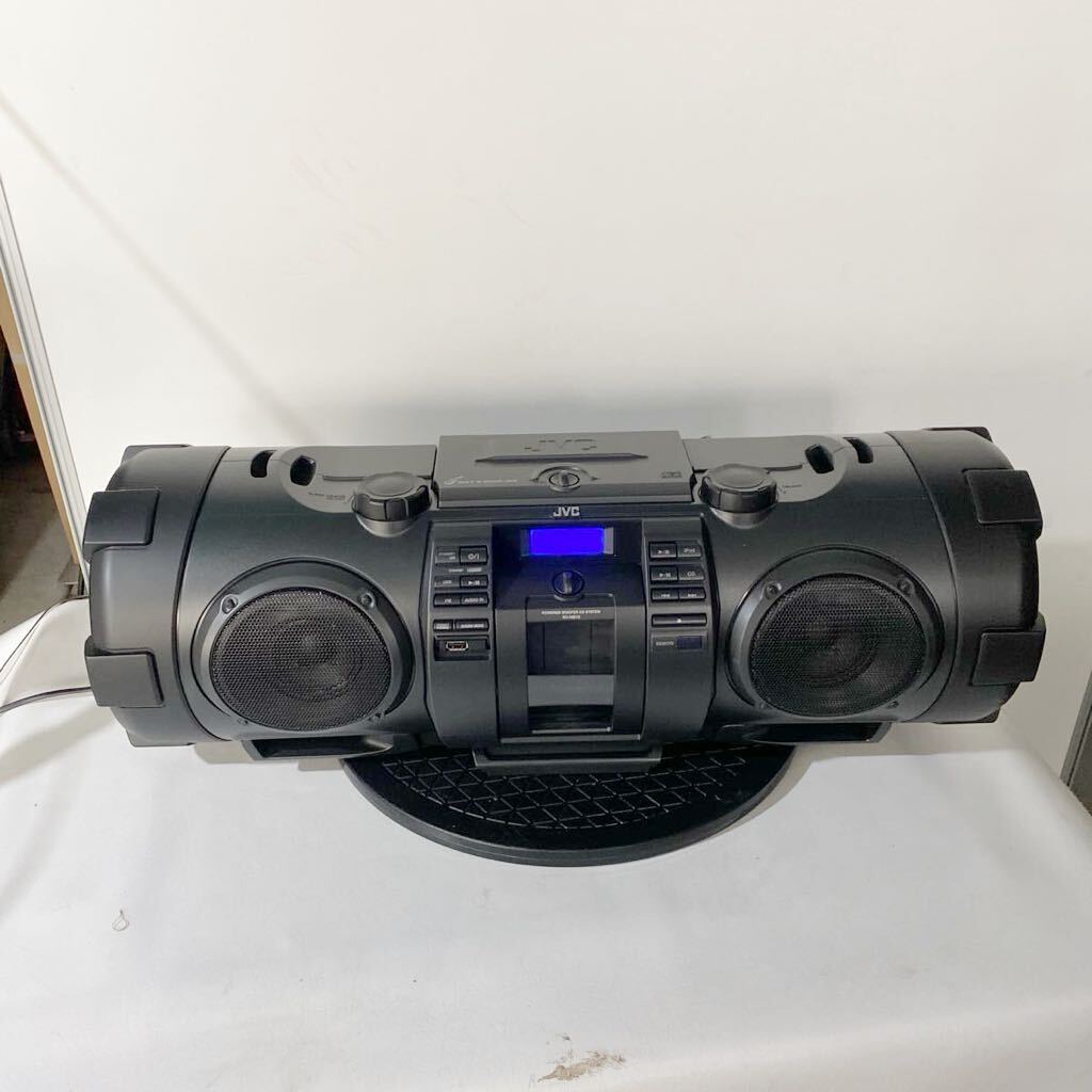 JVC パワードウーハーCDシステム RV-NB70-Ｂ☆現状品☆CD再生 OK☆_画像1