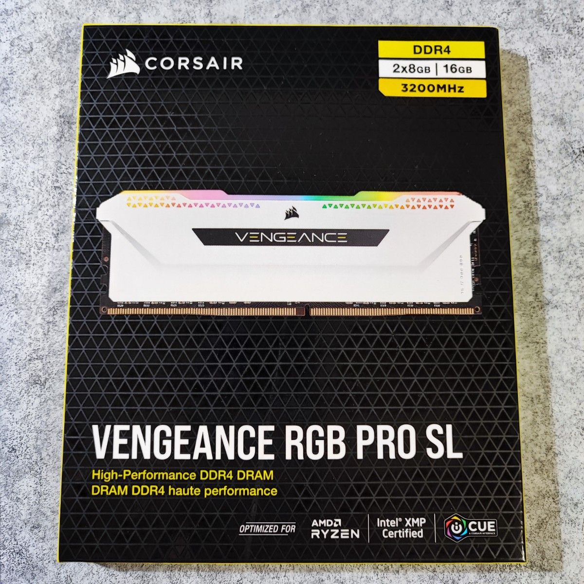 CORSAIR DDR4メモリー VENGEANCE RGB PRO SL 2×8GB