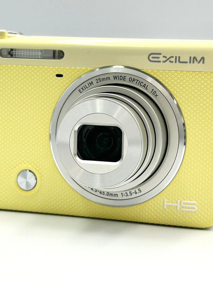 【動作確認済】CASIO EXILIM カシオ デジタルカメラ カメラ EX-ZR70 イエロー EXILM 25mm WIDE OPTICAL 10× f=4.5-45.0mm 1:3.5-6.5_画像1