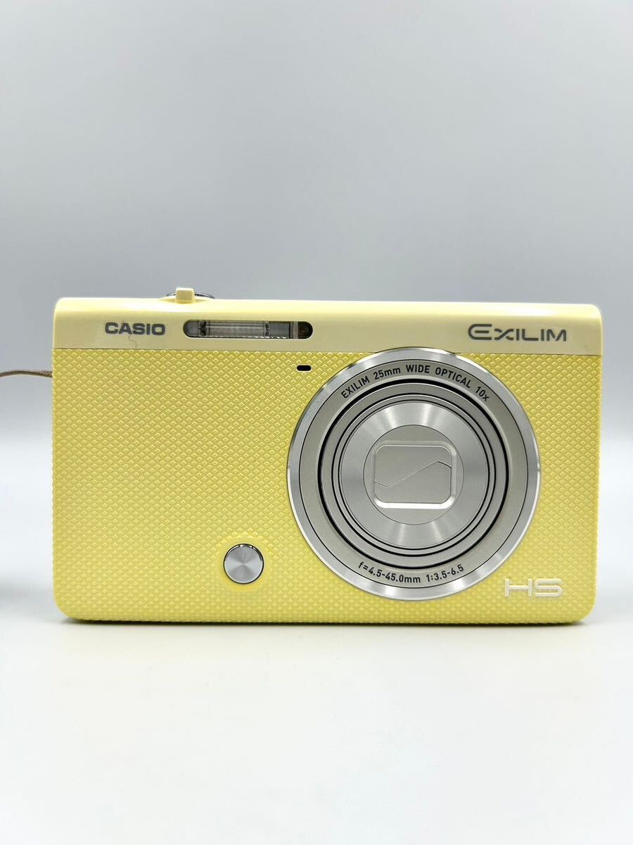 【動作確認済】CASIO EXILIM カシオ デジタルカメラ カメラ EX-ZR70 イエロー EXILM 25mm WIDE OPTICAL 10× f=4.5-45.0mm 1:3.5-6.5_画像2