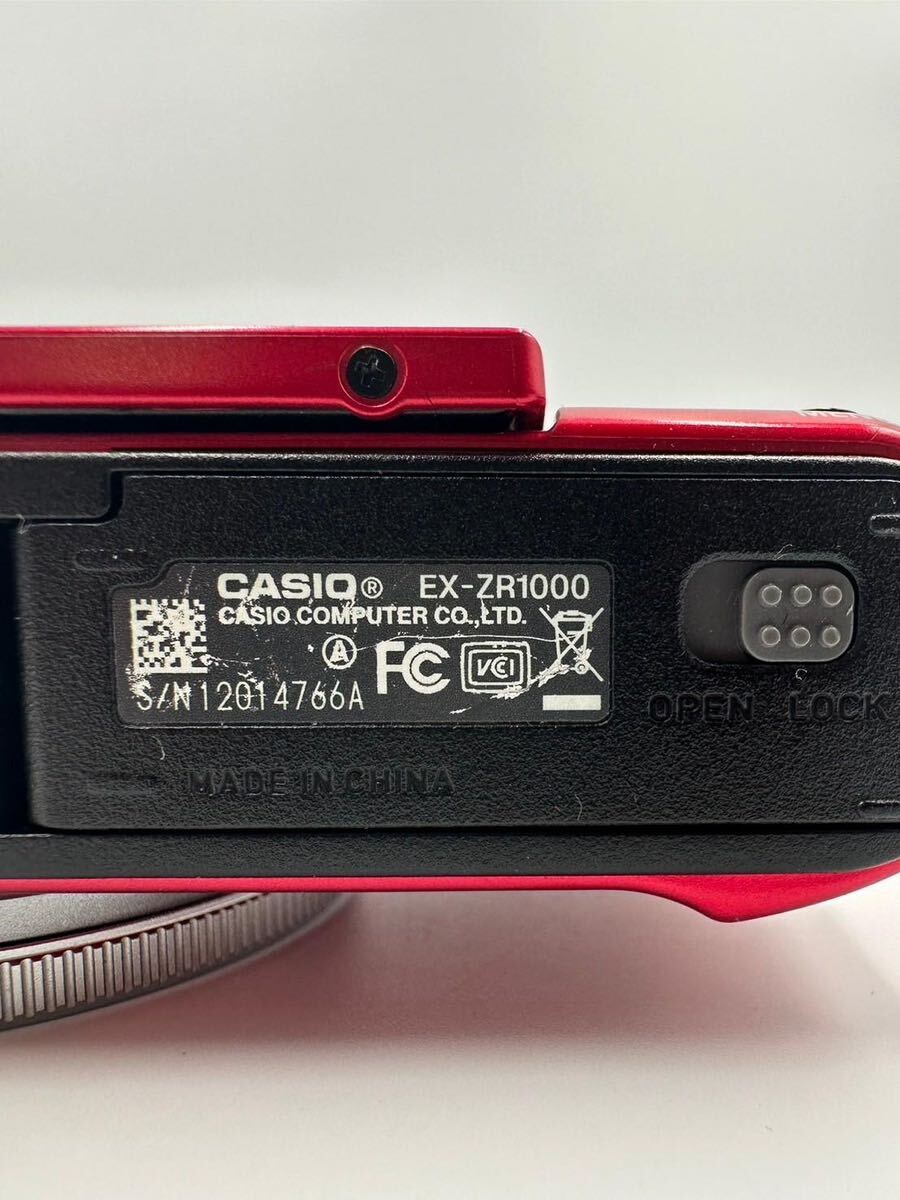 【動作確認済】CASIO カシオ EXILIM エクシリム コンパクトデジタルカメラ EX-ZR1000 EXILIM 24mm WIDE OPTICAL 12.5x f=4.24-53.0mm_画像3