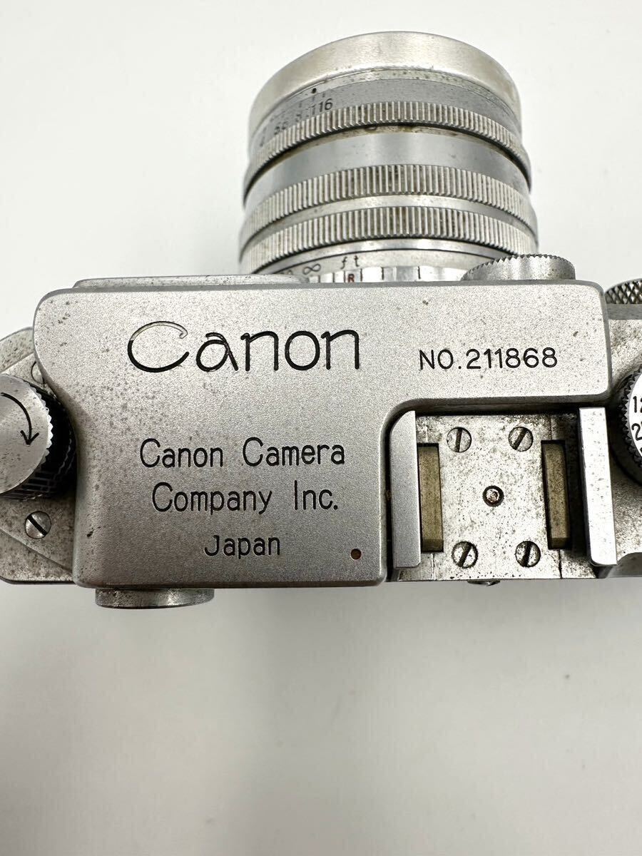 【シャッター動作確認済】Canon キャノン レンジファインダー フィルムカメラ CANON LENS 50mm f:1.8 0120W9G NO.211868_画像10